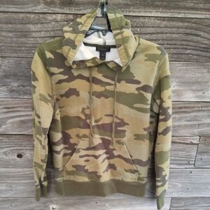 J. Crew Camouflage Hoodie Size XS